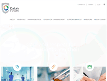 Tablet Screenshot of dallahhealth.com